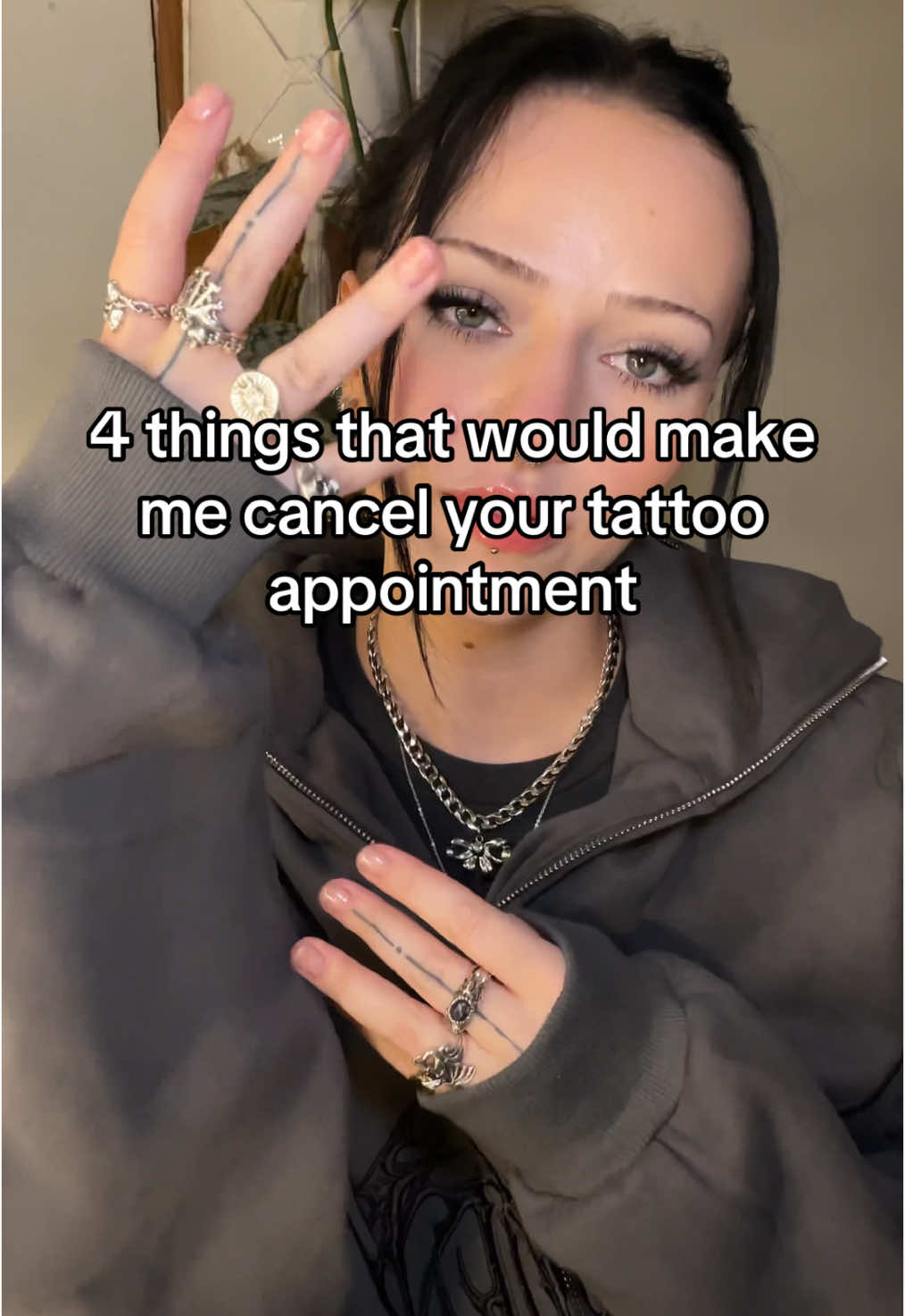 Things I would cancel your tattoo appointment for  #tattoos #tattootiktok #alttiktok #gothic #gothgirl #fyp #finelinetattoo 