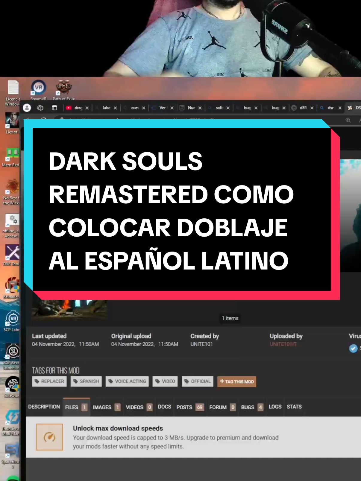 COMO COLOCAR DOBLAJE LATINO A DARK SOULS REMASTERED #GamingOnTikTok #xbox #pcgaming #soulslike #darksouls #playstation 