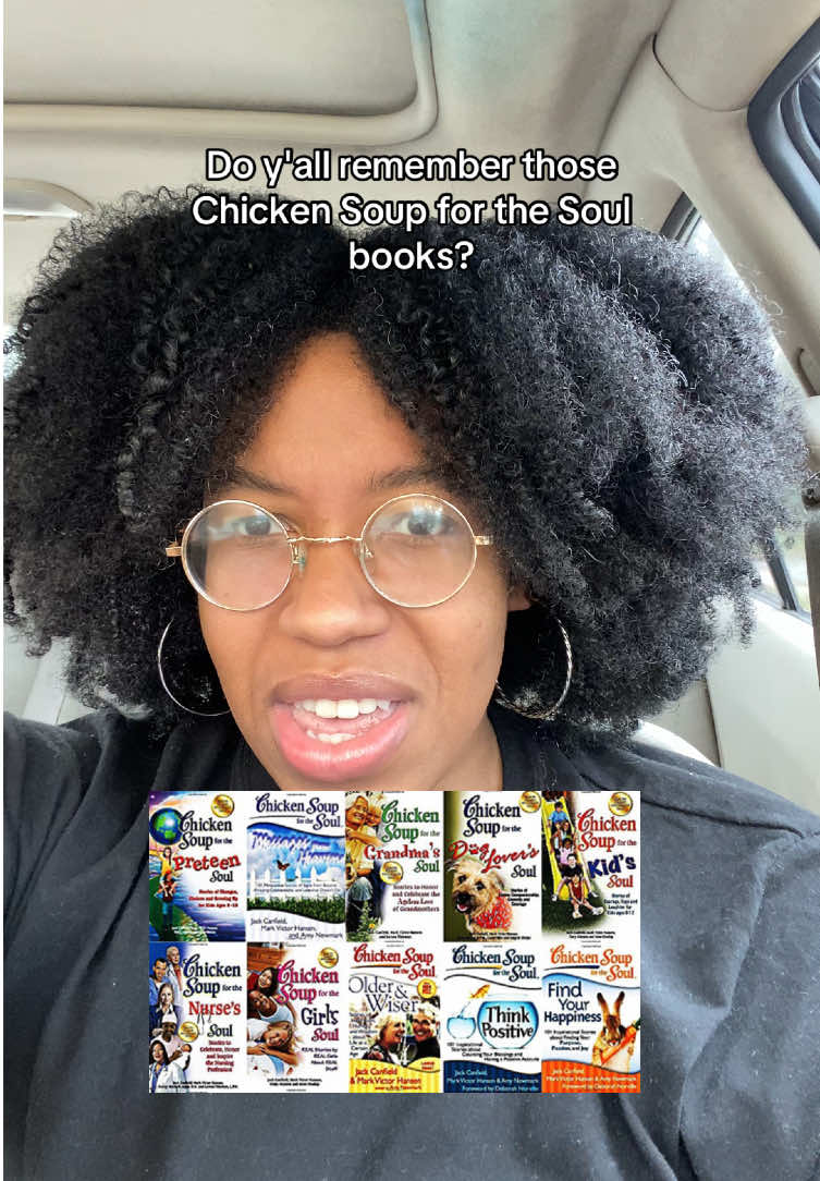 Thinking about those Chicken Soup for the Soul books… never knew this is what people got for their stories being used in them! Let me know if y’all read these books and we’re actually inspired by them or if you’re like me and don’t remember anything from them 😭 #BookTok #blackbooktoker #blackgirlbooktok #chickensoupforthesoul #bookishthoughts #bookishquestions #selfhelpbooks #bookfyp 