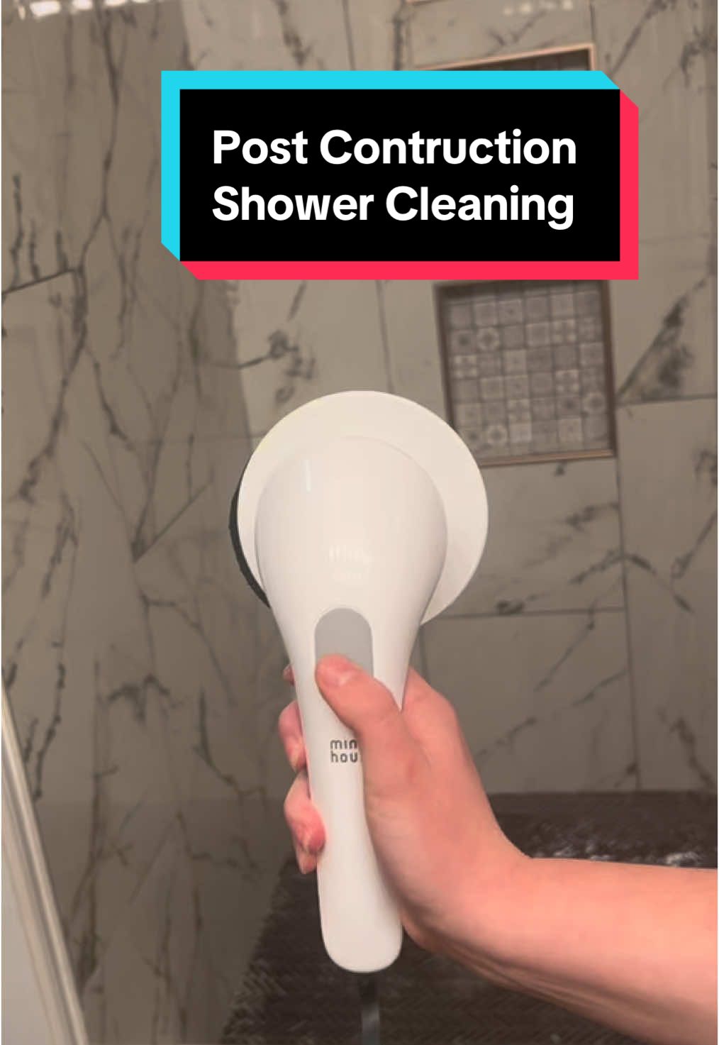 #creatorsearchinsights #asmr #oddlysatisfying #sudsy #cleanhome #CleanTok #CleanHomeHappyHome #showercleaning #postconstruction #groutcleaning @Minthouz 