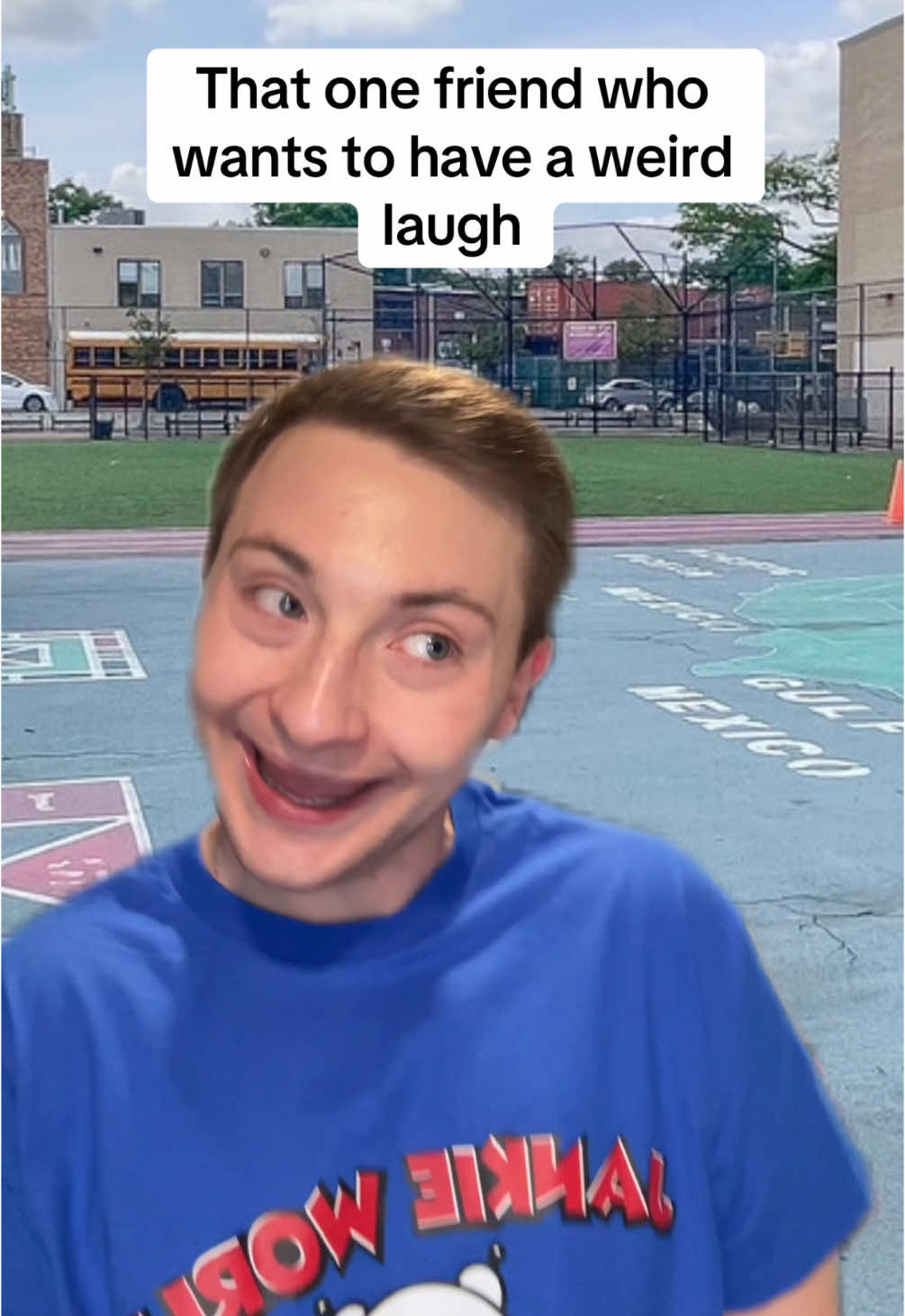 That one friend that wants to have a weird laugh #greenscreen #fypツ #school #middleschool #pov #nostalgia 