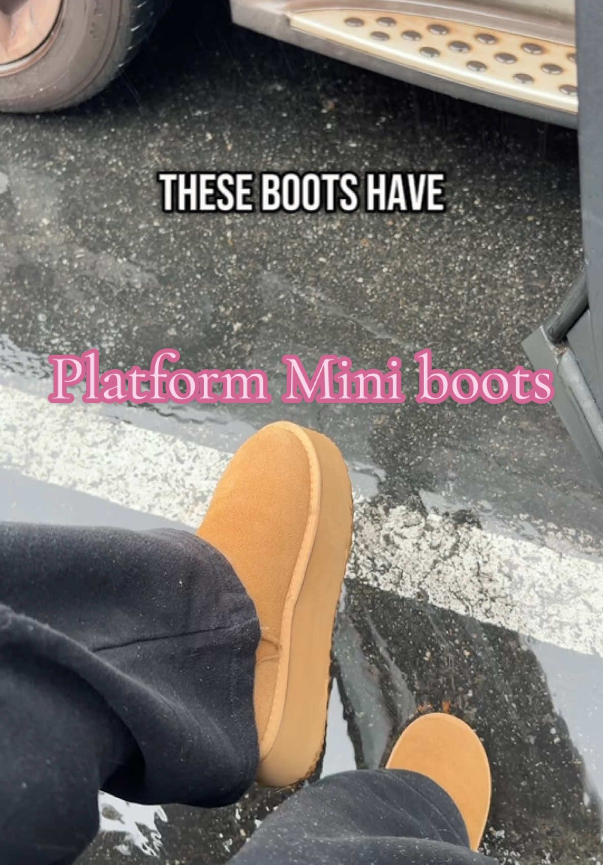 The cutest platform mini boots are from@Dream Pairs water repellent, so comfy to walk in #MiniBoots #PlatformMiniBoots #WinterBoots #WaterRepellentBoots #WomenFashion #AffordableFashion #AffordableBoots #GoodQualityBoots