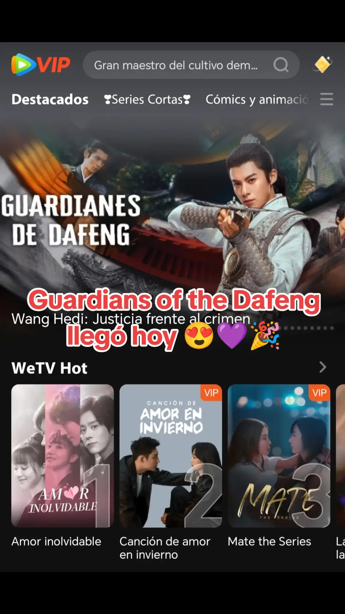 Es hoy, es hoy!!✨ El nuevo Drama de Dylan Wang se encuentra disponible en la plataforma 😍💜🎉 #dylanwang王鹤棣 #wanghedi王鹤棣 #DylanWang #WangHeDi #guardiansofthedafeng #cdramalovers #cdramarecommendations #cdramas #cdrama 