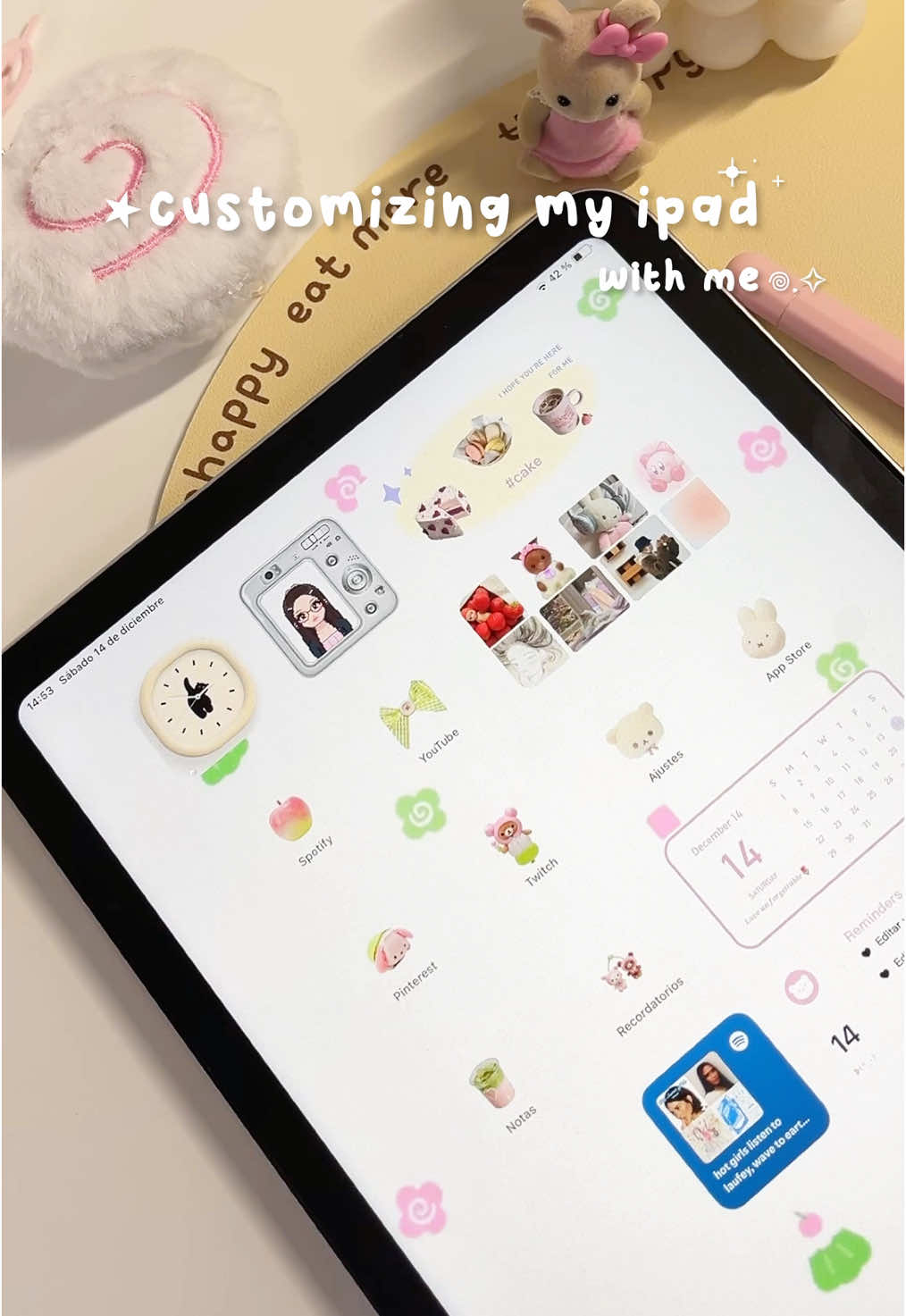 Decorate my ipad with me 𓈒⟡₊⋆∘    Customizing everything I have is already part of my personality, i'm super happy with my new iPad !!! 🫶🏻⭐️ #ipad #ipad10thgen #10thgen #ios #ipadtips #ipadtour #ipaddecor #widgets #micowidget #aesthetic #cuteaesthetic #inspo #videodiary #desksetup #kawaiiaesthetic #fyp #foryou 