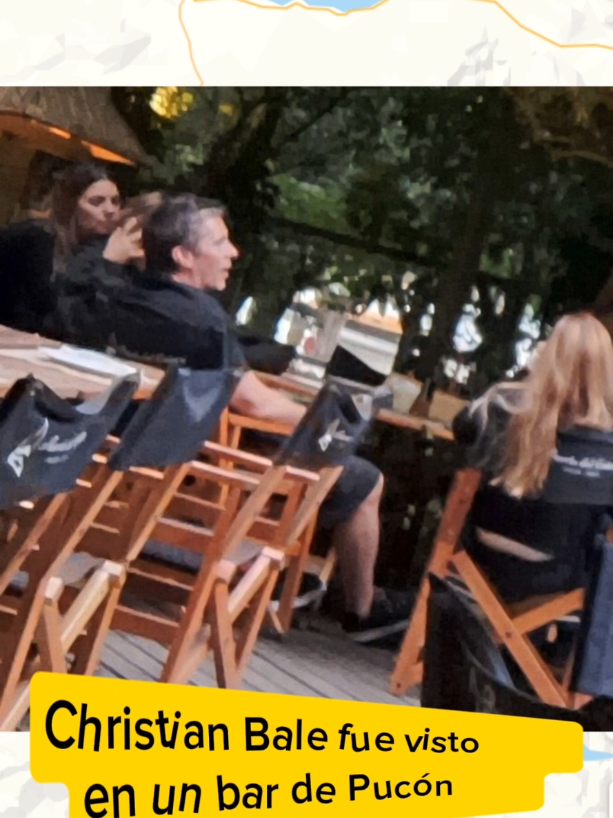 Christian Bale fue visto en un bar de Pucón. #christianbale  #batman #pucon #chile #bar