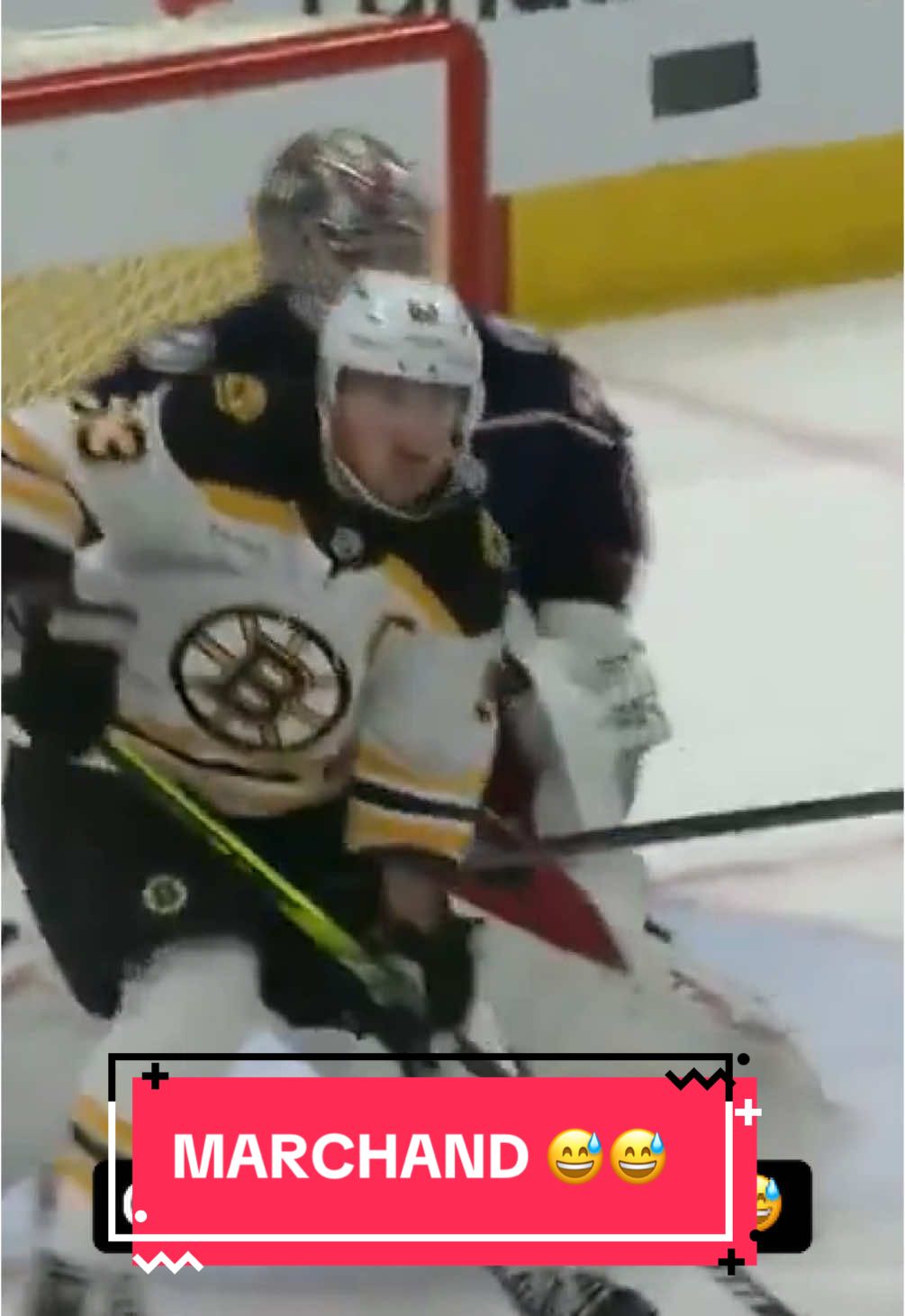 A series of unfortunate events 😵‍💫 #NHL #hockey #hockeyplayer #boston #bruins 