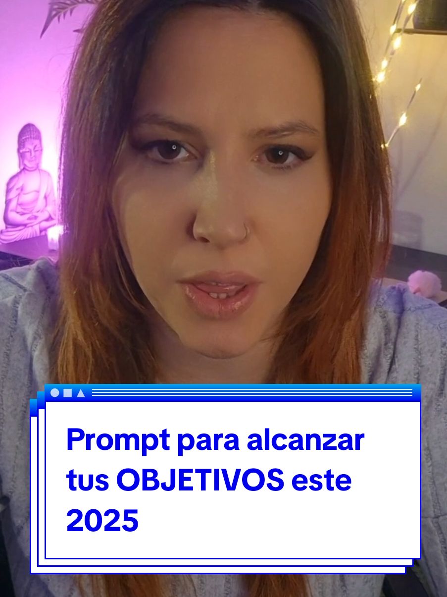 Prompt para que alcances tus objetivos este 2025 . #prompt #promptchatgpt #inteligenciaartificial #objetivos2025 #ia 