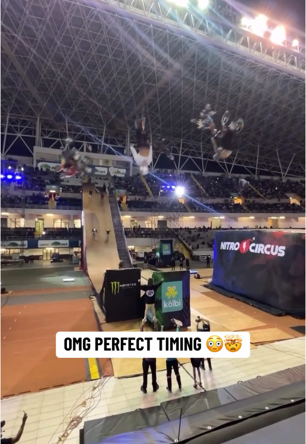 How much practice did that take ?? 🤯 (@Nitro Circus ) #bike #biking #stunt #tricks 