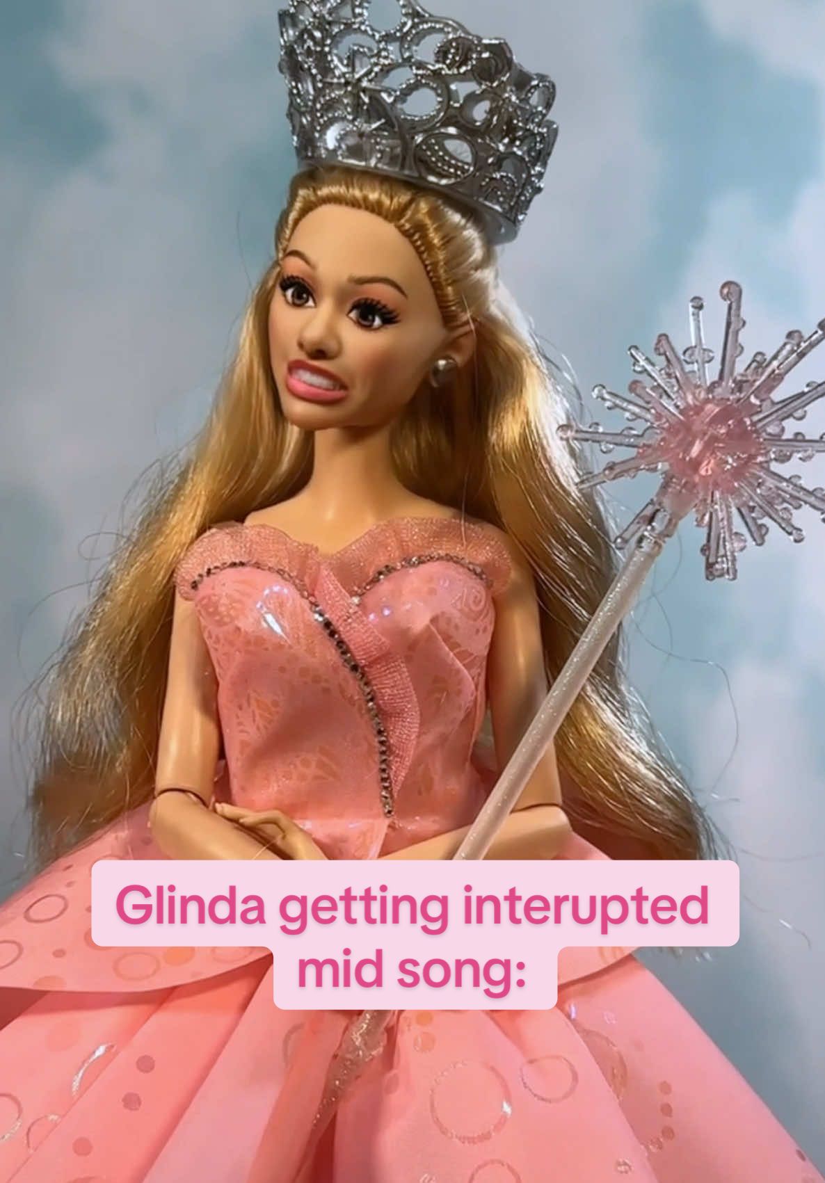 Replying to @Cosmic Cuttlefish GLINDA HAS HAD ENOUGH!  #wicked #wickedpart2 #glinda #arianagrande #elphaba #munchkin #cynthiaerivo #elphaba #doll #barbie #mattel #funny #fyp 