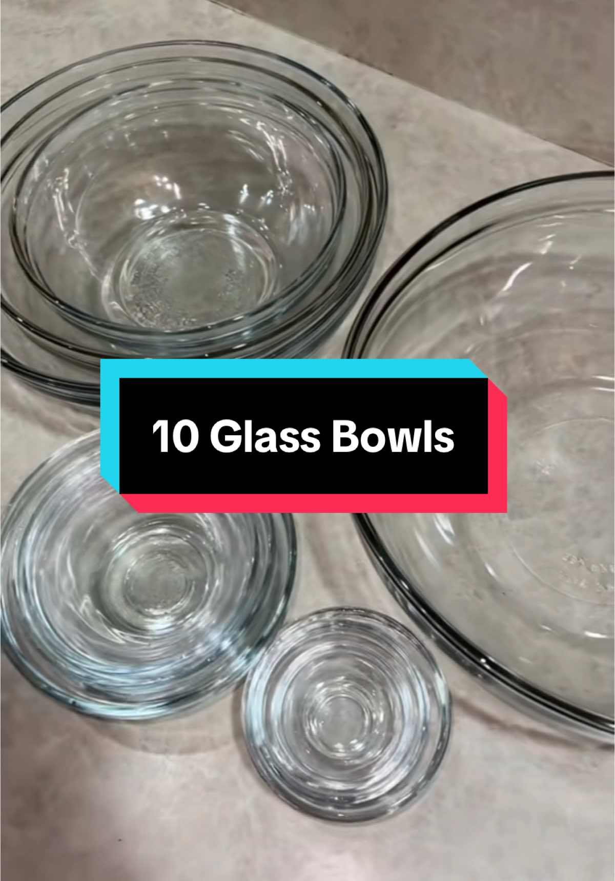 Everyone needs these bowls for cooking and serving! No more plastic!  #glassbowls #cooking #cookware #mixingbowls #bowlset #giftsforher #kitchenessentials #ConSantanderConecto 