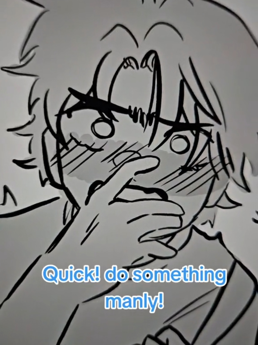 bros left all confused fr 😔 also Hunter what WAS THAT #zero #hunter #oc #originalcharacter #ocart #ocartist #oclore #bl #ocbl @blu_bearry 