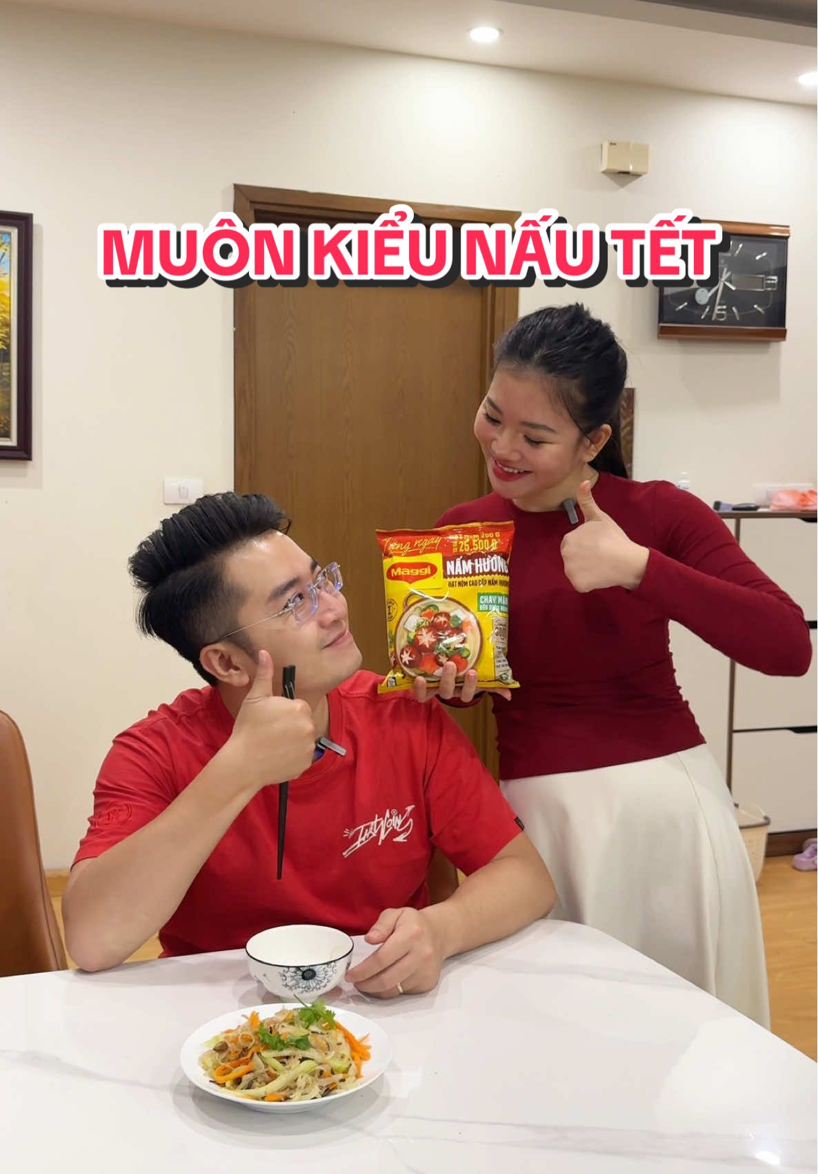 Tết nhất tích cực vào bếp cùng MAGGI nha mọi người ơiiii! #MuonkieunauTettichcuc @MAGGI VIỆT NAM #MAGGI #MuonKieuNauTet #MuonDieuTichCuc #MuonkieunauTettichcuc