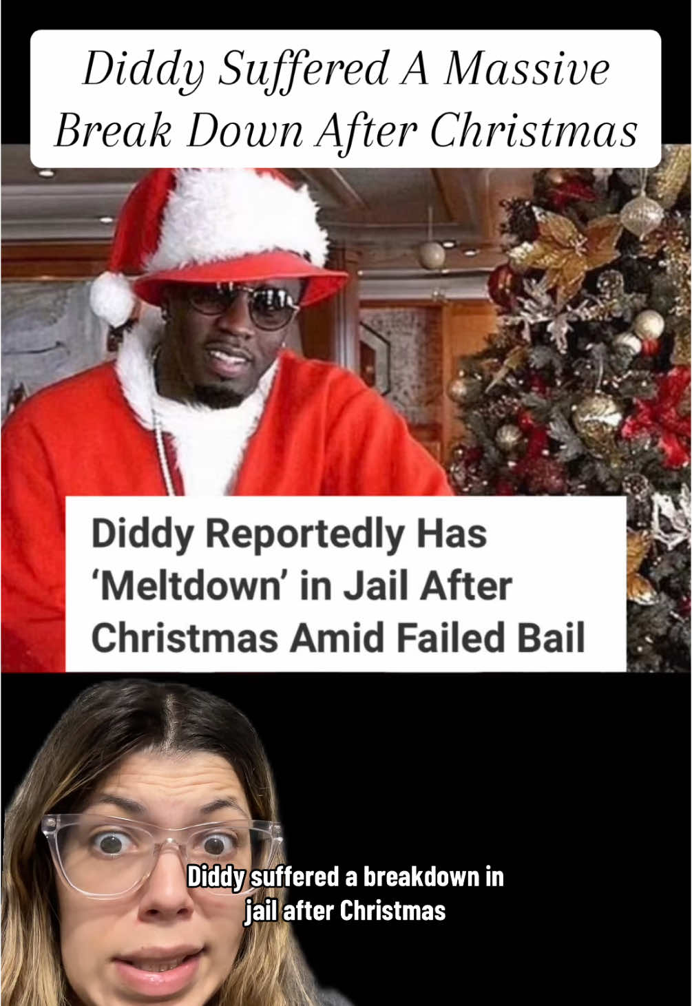 #greenscreen Diddy suffered a massive break down after Christmas  #fyp #pdiddy #diddy 