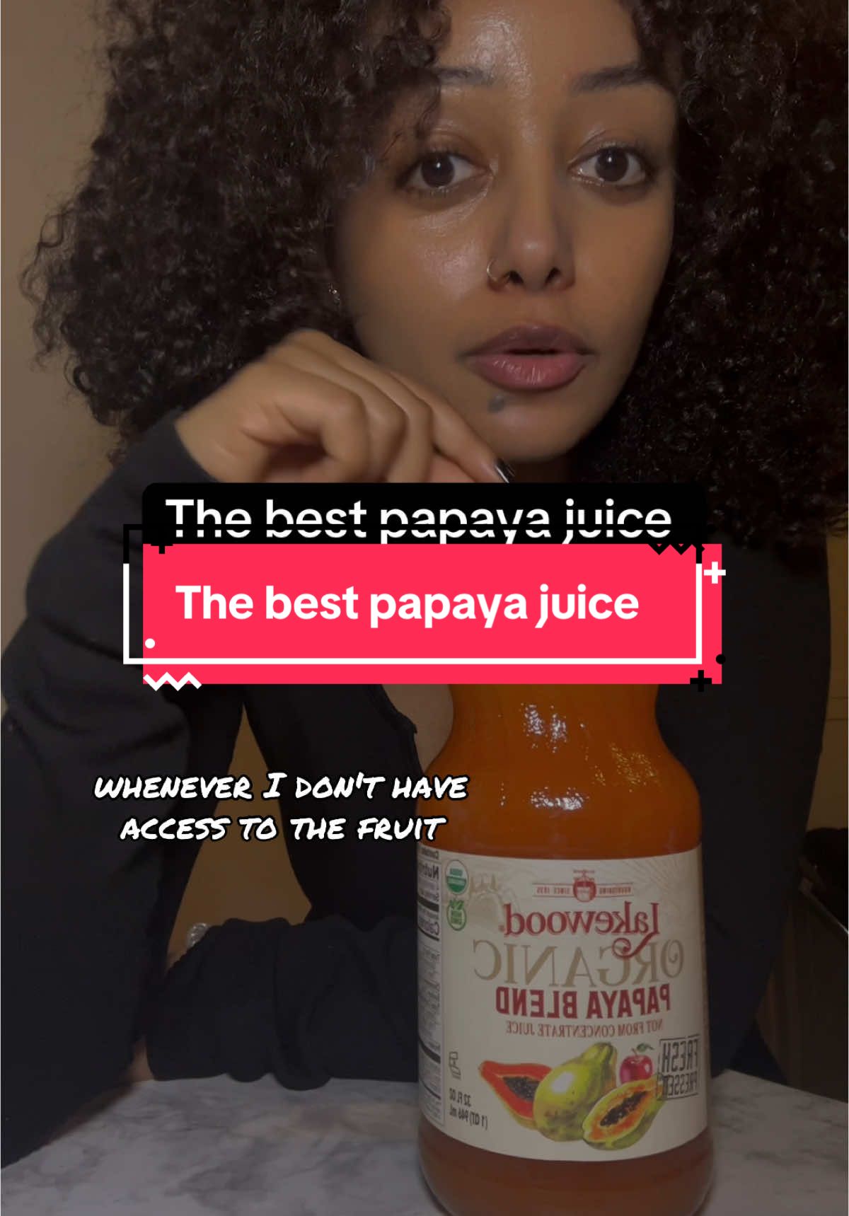 My fave papaya juice brand