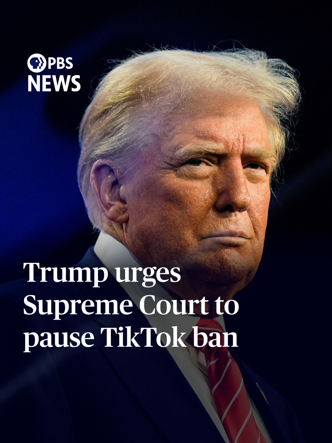 There’s a new development in the potential ban of TikTok. Incoming President Trump just asked the Supreme Court to pause the law that is slated to ban Tiktok on January 19th of next year, just before he takes office. In the brief, Trump argues that banning TikTok would harm the first amendment rights of the app’s 170 million American users, and that as a social media mega-user himself, he’s well suited to find a political solution that would sidestep the ban.  The Biden administration has deemed TikTok a possible security threat to the U.S. and to Americans more broadly, since the app’s data could be funneled to the Chinese government. In the past, President Trump was also a critic of Tiktok, but he changed his position earlier this year. #pbsnewshour #pbsnews #newshour #donaldtrump #tiktokban #supremecourt #bytedance #china #socialmedia #news #us #america #pause