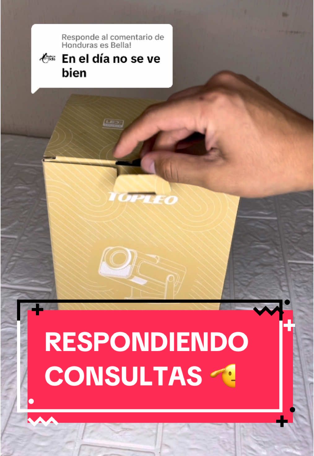 Respuesta a @Honduras es Bella! ¿solo se puede ver en la noche? 🤔 ahora lo respondemos!!!🫡 #proyector #projector #cineencasa🍿🍿📽️📽️ #hy320 #proyectorhy320 #foryou #paratiiii #fyp 