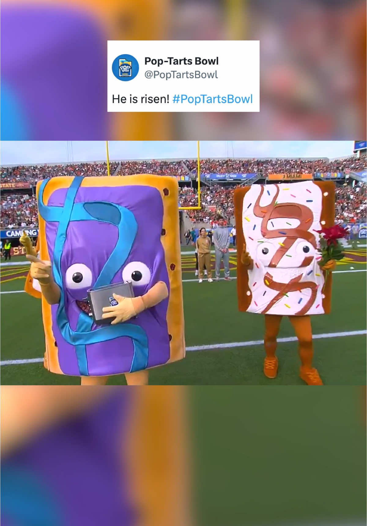 The Pop-Tarts bowl is something else 🤣🤣 via @Pop-Tarts Bowl #cfbonfox #poptarts #cfb #cfp 