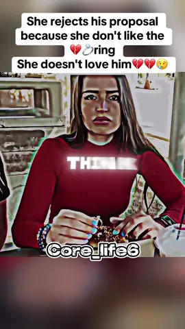 She rejects his proposal because she don't like the 💔💍ring She doesn't love him💔💔😢#corecore #hopecore #gf #proposal #fypシ゚viral #news #fyp #Relationship #couples #viraltiktok #viralvideo #california #losangeles 