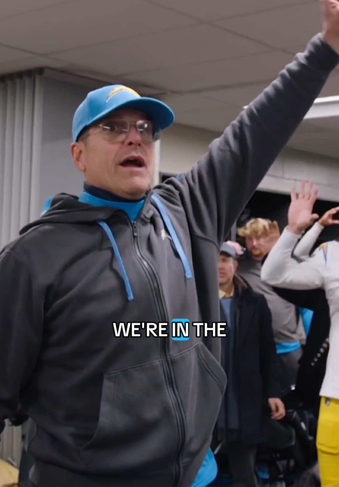 WHO’S GOT IT BETTER THAN US???? #chargers #jimharbaugh #speech #lockerroom #nfl #sports 