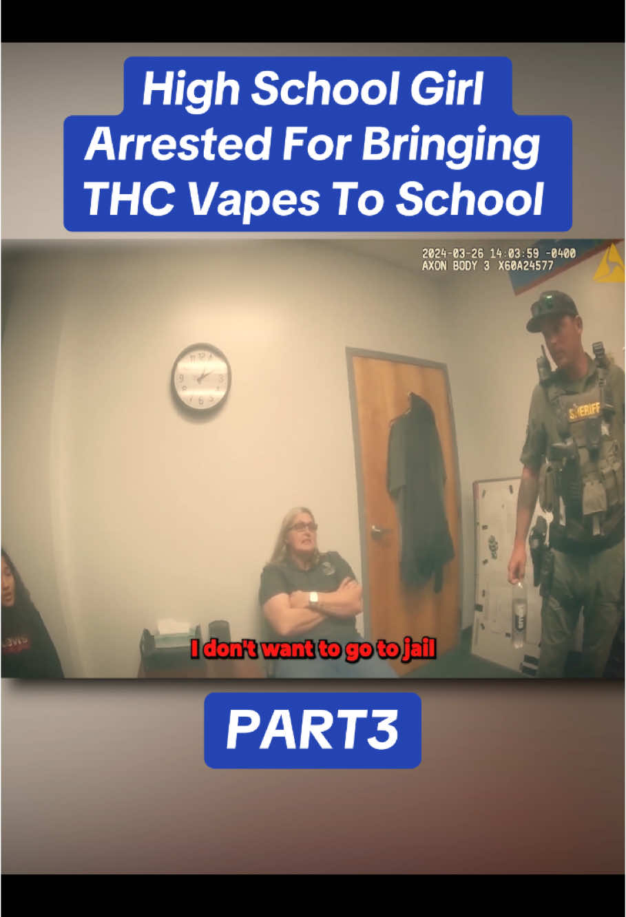 High School Girl Arrested For Bringing THC Vapes To School - PART3 #cops #police #policeofficer #foryou #foryoupage #bodycam #viral #viralvideo #trending
