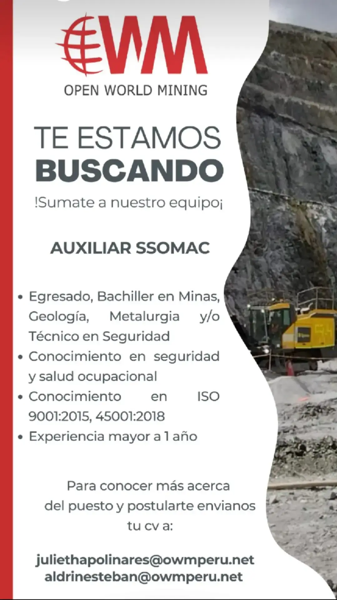 #paratiiiiiiiiiiiiiiiiiiiiiiiiiiiiiii  #profesional #ingeniero #ssoma  #asistente #auxiliar #ssomac #iso #9001 #45001 #capacitacion #owm #mineria #mina #open #pit #2024 #2025 #añonuevo #🧸 #❤️ #fyp #viral_video #empleo #trabajo #cap #universitario #egresado #experiencia #movimientodetierra #chinalco #Perú #supervisor 