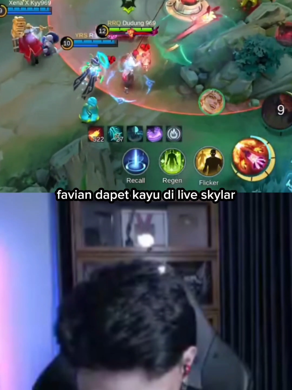 skylar ketemu partyan faviann #MLBBM6 #MLBBM6TorchRelay #GreaterThanEver #mobilelegends #rrqskylar #fyp 