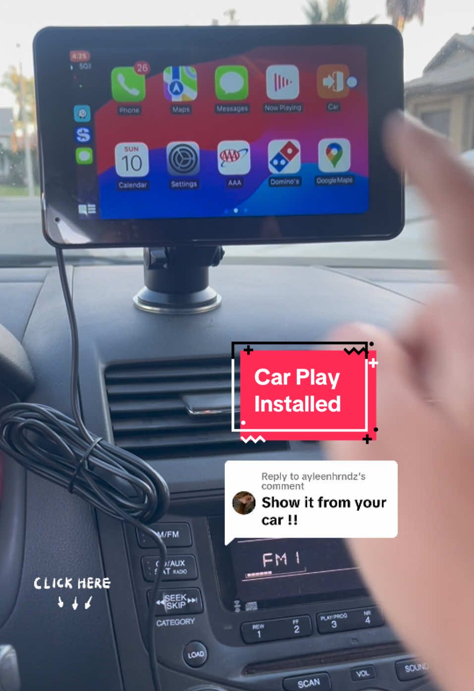 Replying to @ayleenhrndz here it is! #carplay #cars #car #truck #auto #driving 