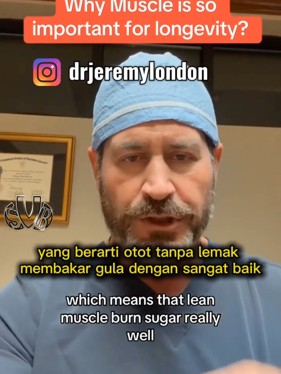 Naikkan massa otot, rendahkan presentase lemak, konsumsilah makan makanan real food, serta resistance training agar tubuh anda mendapatkan kehidupan yang lebih baik di masa depan.  Source : IG drjeremylondon #kebugaran  #fitnesslife  #infokesehatan  #svbhealthnews