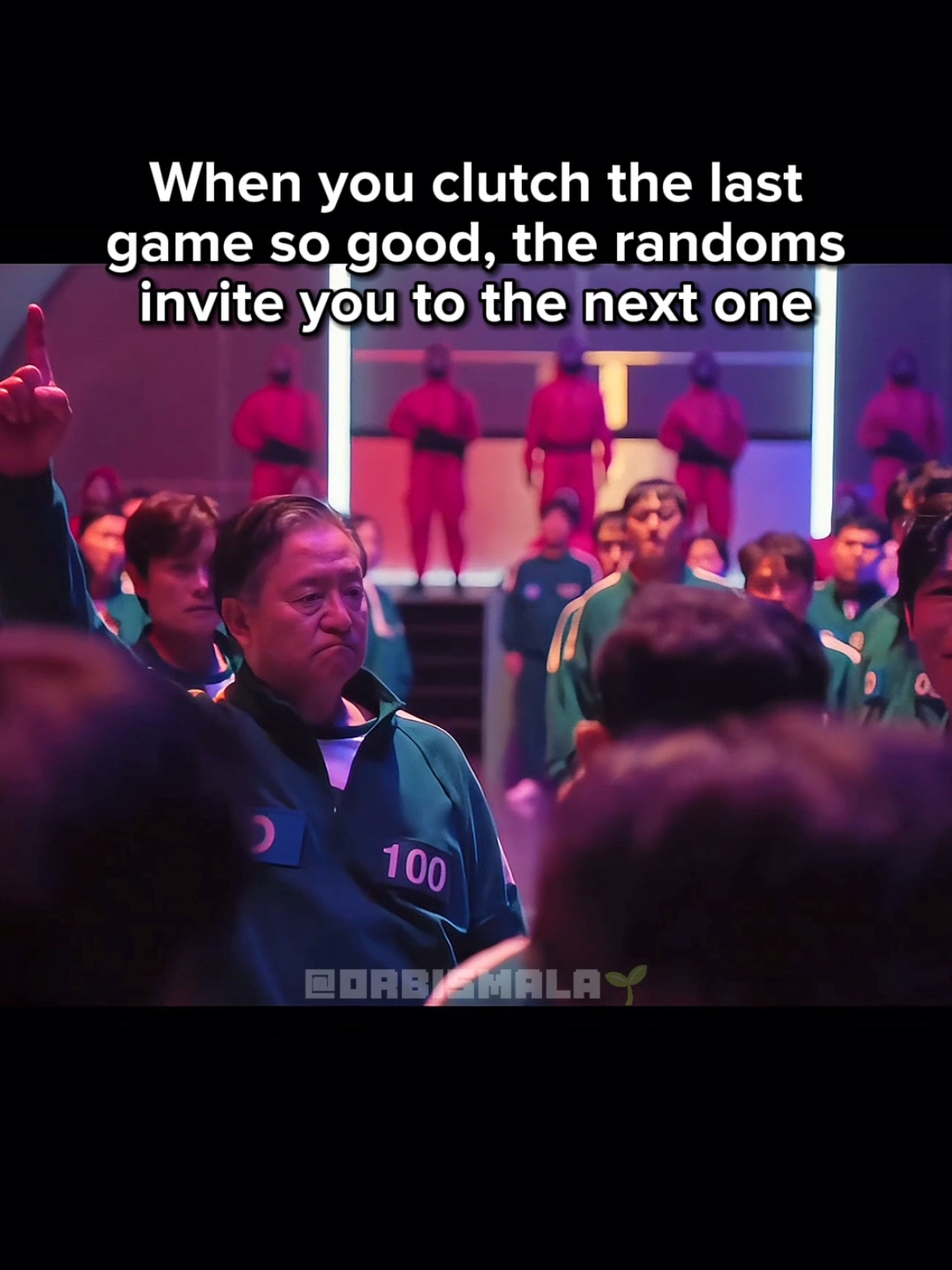 One more game 🗣️🌱 . . #orbismala #squidgame #squidgame2 #memes #netflix #bro #gaming #vc #squidgameseason2 