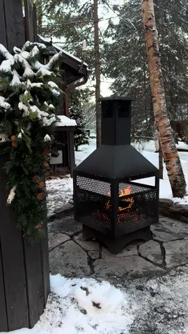 Love and Peace ❤️ #fireplace #peace #asmr #christmas #foryou #mounttremblant 