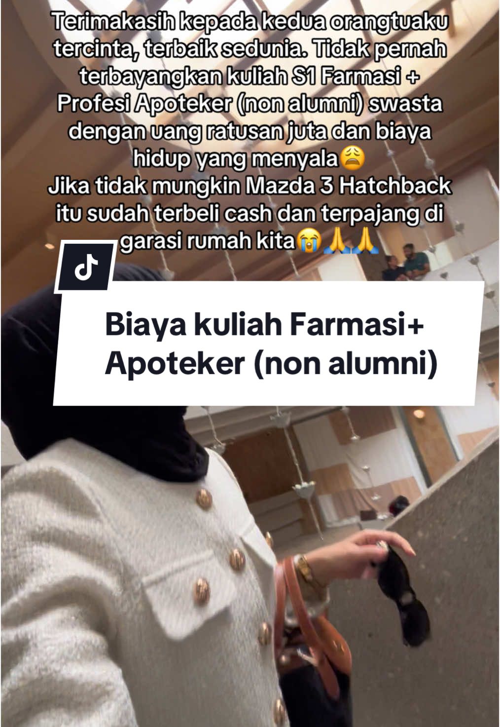 Anak swasta dari orok🙏 SD dan SMA doang yang Negeri nyaa🤣 #aptdepi #apoteker #swasta #farmasistudent 