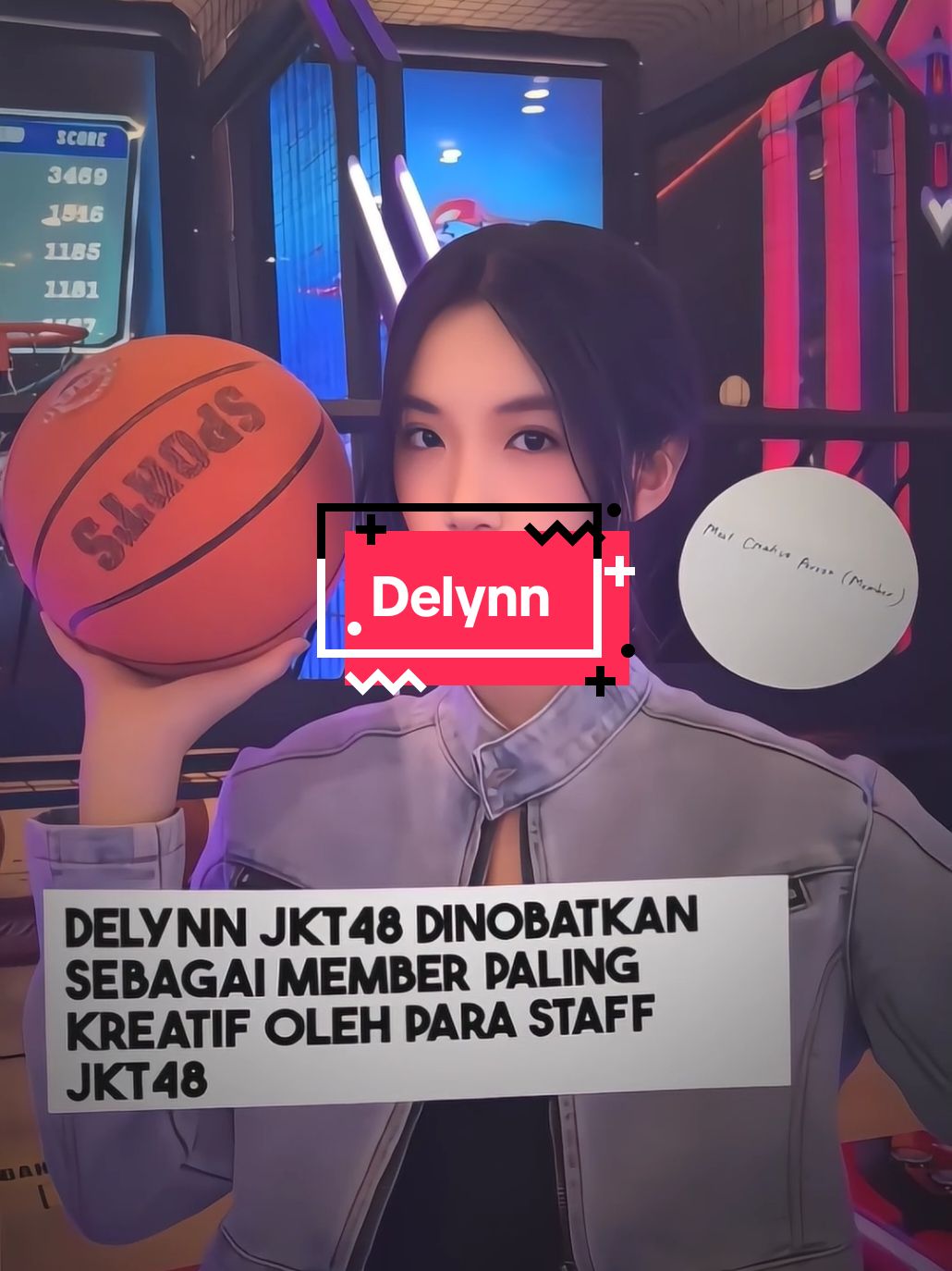 Aku menyebutnya ratu gimmick jkt48😎 #delynnjkt48 #jkt48 