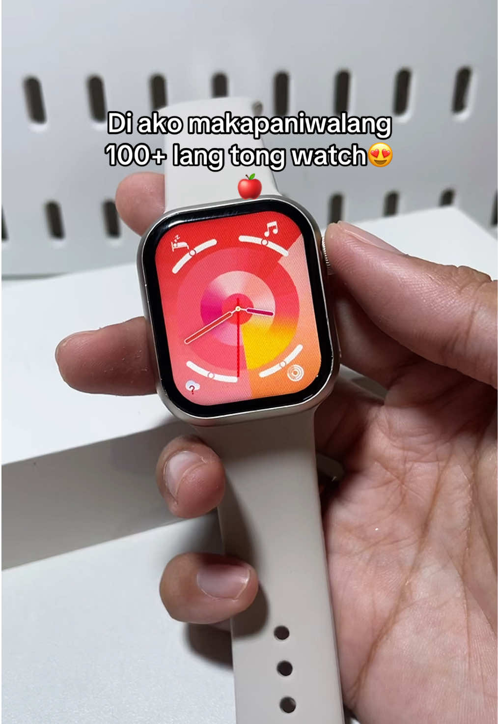 Smartwatch na 100+ lang!!😍🍎 #smartwatch #smartwatchmurah 