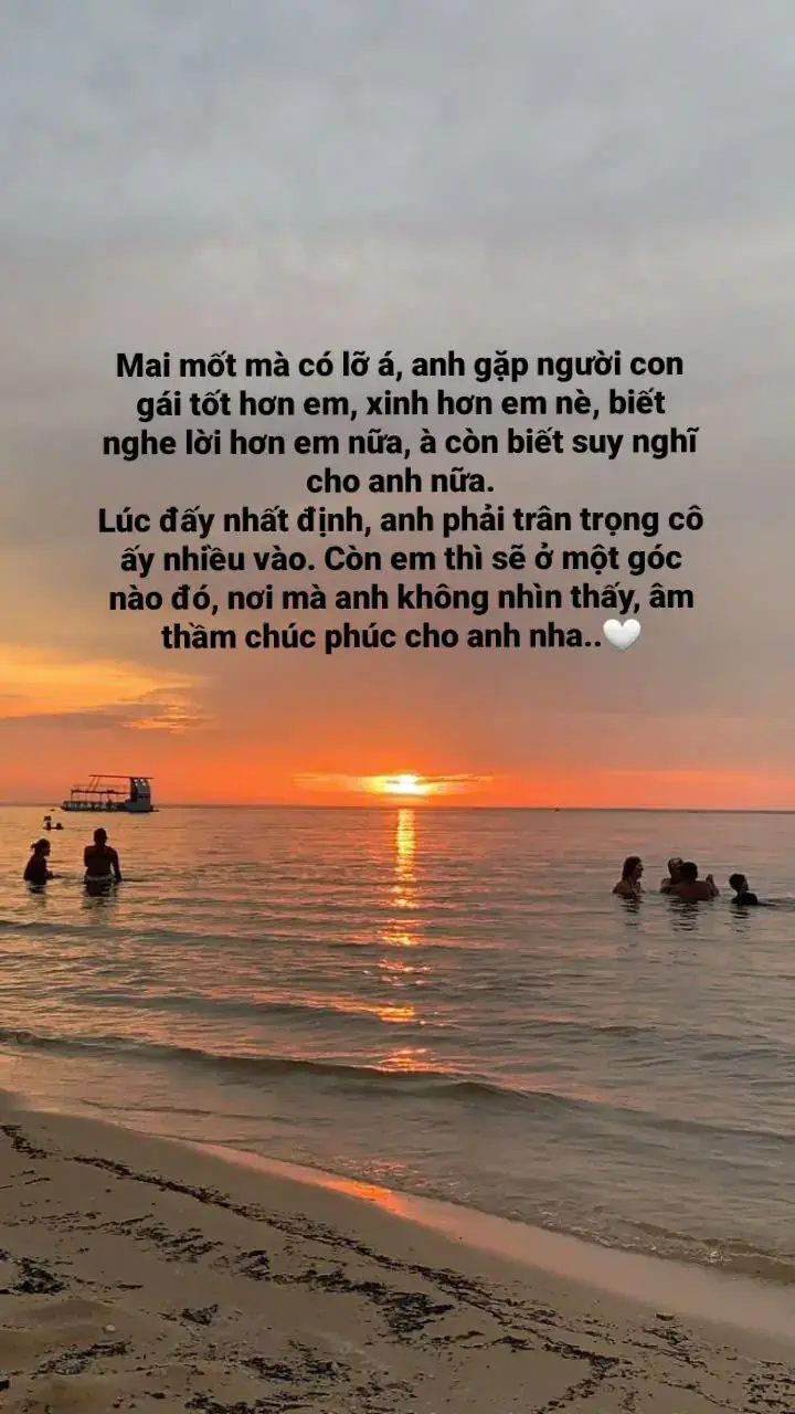 Còn em thì sẽ ở một góc nào đó, nơi mà anh không nhìn thấy, âm thầm chúc phúc cho anh nha..#story #tamtrang #xh #fypシ #tinhyeu #sad 