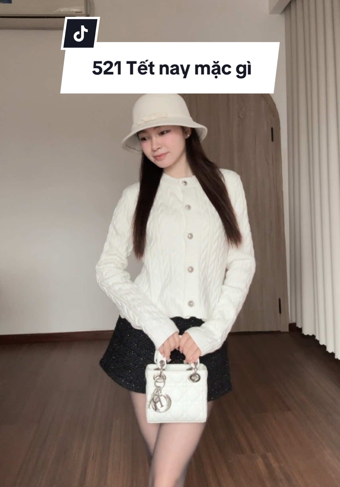 Lên outfit cho mồng 1 tết #reviewquanao #goclamdep #fyp #setxinh #settieuthu #thudong #cardigan #xuan 