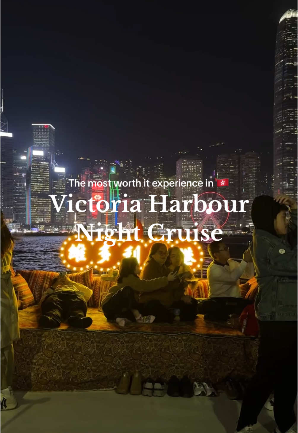 🛳️✨ Look for Victoria Harbour Night Cruise Luxury Dreamer on Klook and experience the charm of the city lights and stunning views. Don't miss this wholesome adventure! ❤️🇭🇰 🎟️ Use my discount code 'mariavnessaklook' for additional %! #klookid #klookkreator #klooktravel #explorehongkong #hongkongtravel #victoriaharbour #hongkongnightcruise #hongkong #hongkongcruise #centralpier #tsimshatsui #fakesituation #hktravel #hktrip #explorehk 