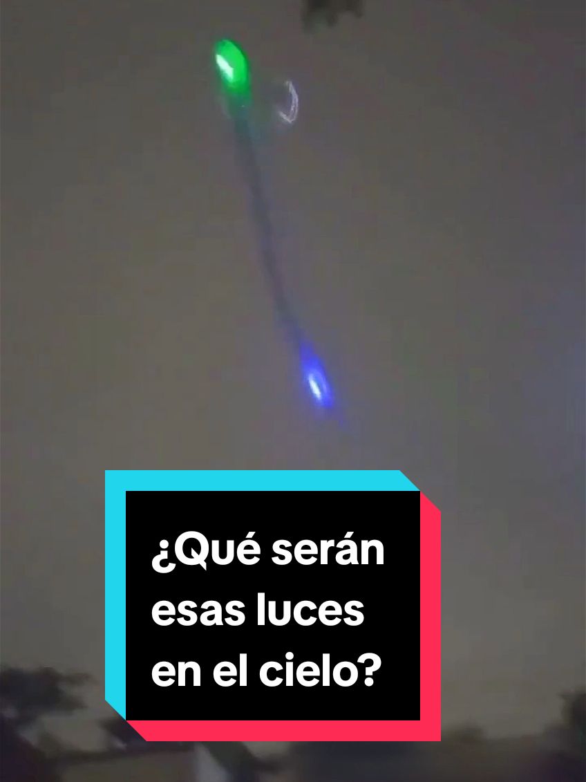 Las luces en el cielo pueden tener una explicación muy sencilla