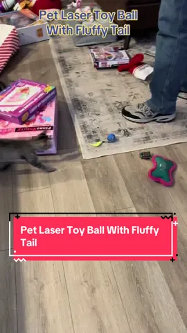 APERRO Pet Laser Toy Ball With Fluffy Tail. Innovative Interactive & Pet Toys for Indoor Cats and Dogs, USB Rechargeable. Sold by AlPERRO