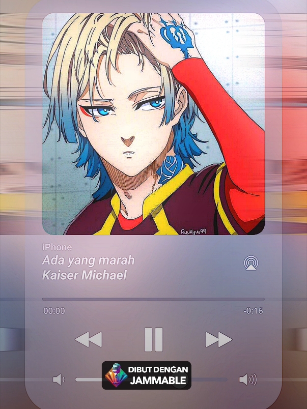 Ada Yang marah versi Kaiser Michael #kaisermichael #bluelock #anime #animeedit #aicover #djadayangmarah #fyp 