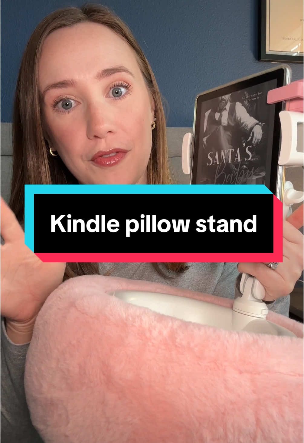 Going through all of my Kindle accessories since so many of you were blessed with new Kindles for Christmas! I love my Kindle pillow stand and truly didn’t think this was a must have until I had one! #kindle #kindlestand #tabletstand #pillowstand #kindleaccessories #kindlepaperwhite 