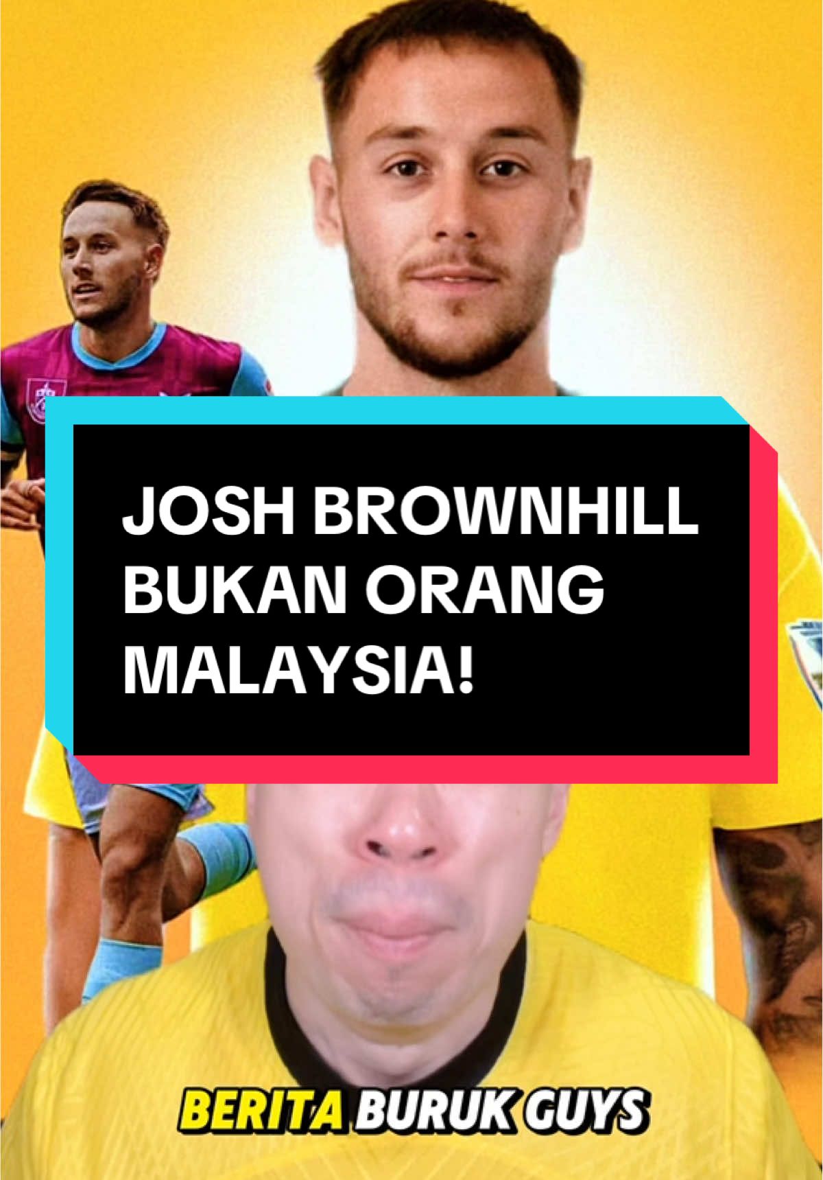 BROWNHILL BUKAN ORANG M’SIA!! #SukanDiTikTok #harimaumalaya #joshbrownhill #malaysia 