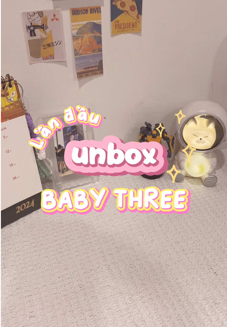 Unbox blindbox baby three mini v3 và hành trình manifest thỏ rưng của cổ:))) #babythree #babythreev3 #blindbox #unboxing #fyp #fypシ 