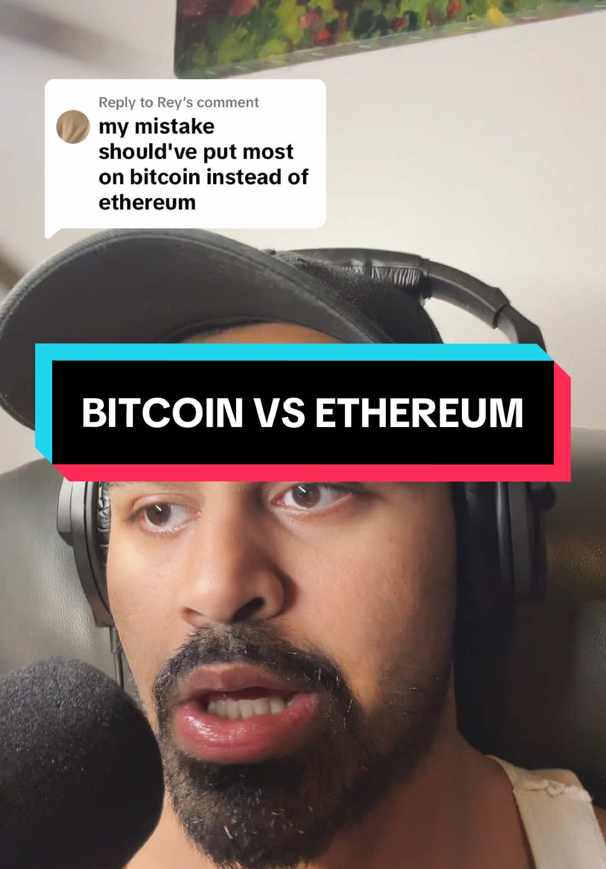 Replying to @Rey BTC vs Ethereum #crypto #bitcoin 