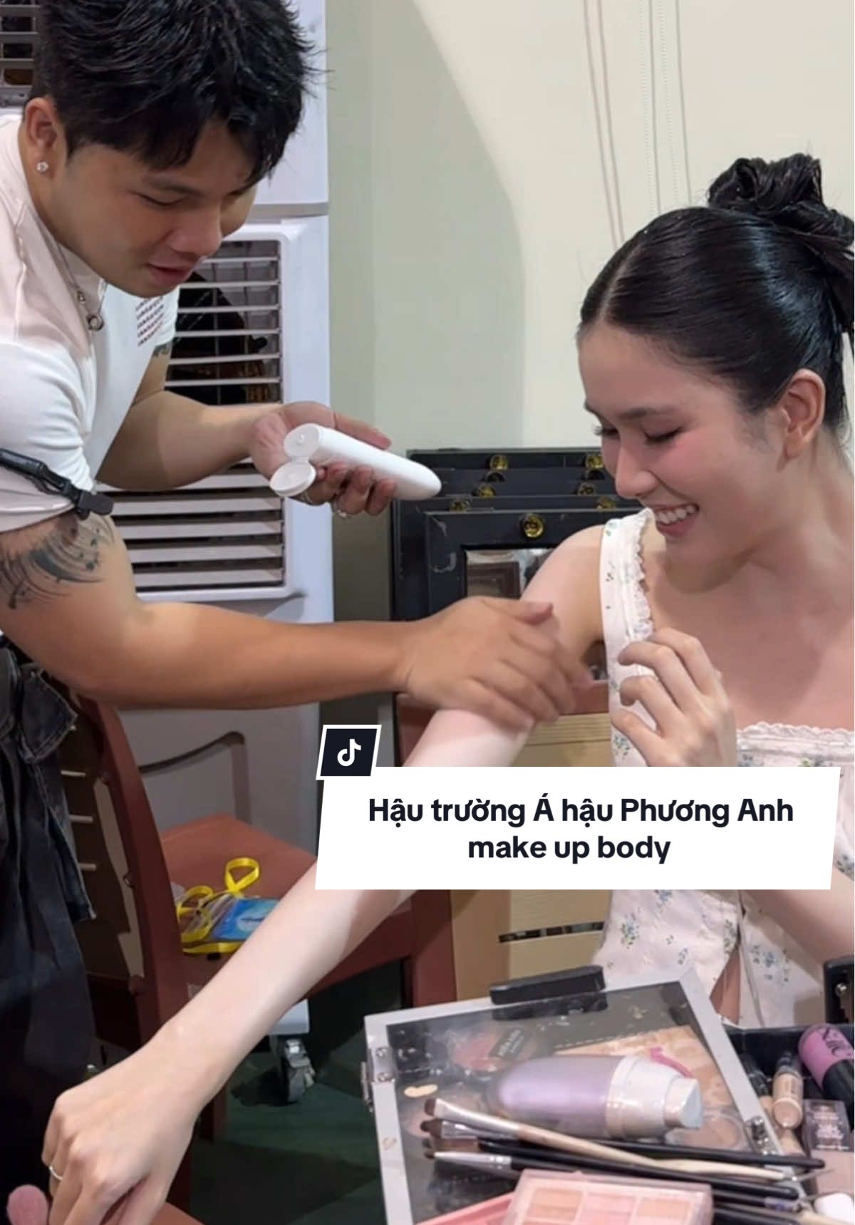 Đột nhập hậu trường đêm qua bắt gặp bí kíp bật tông của á hậu @Phuong Anh Ph🧴🤍 