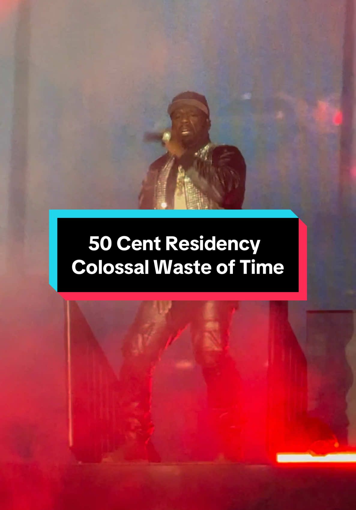 I’ve seen 50 Cent perform in warehouses in Memphis, TN (where I’m from) decades ago and it was pure magic. His limited time residency in Las Vegas was the opposite of that. The sound was balanced poorly making it impossible to hear the performance. His hypemen were unrelenting and overbearing making it difficult to hear anything but their echos. The stage design and graphics felt like they were organized 15 minutes before the show with a Chat GPT prompt for “90’s hip hop images”. During the build up to this show, 50’s publicists suggested this would be an unforgettable night full of surprises and energy. The only surprise was the lack of energy. There was almost no crowd engagement, the calls for an “encore” began 63 minutes into the performance and he returned to do another 15 minutes before unceremoniously leaving the stage without so much as a Thank You. This was the worst live performance, for any artist, I’ve ever attended. I understand that he’s successful and doesn’t need a residency, so why do it if he doesn’t want to put any effort into it? #vegas #lasvegas #vegasstarfish #50cent #gunit #vegasshow #vegasnews 