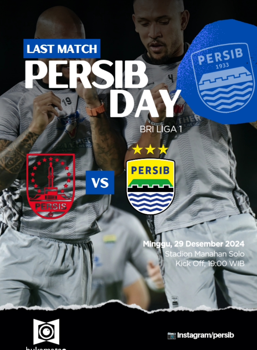 Persib Bandung terus menunjukkan performa konsisten di Liga 1 2024/2025. Pada Minggu (29/12/2024) Pukul 19.00 WIB, Persib akan bertanding melawan Persis Solo dalam laga pertandingan terakhirnya, yang berlangsung di Stadion Manahan Solo. Gassss, Persib Juara💙✨ (R) Simak berita selengkapnya hanya di https://bukamata.id/ (link ada di bio)! #bukamata #bukamataid #kotabandung #kabupatenbandung #kabupatenbandungbarat #kotacimahi #kabupatensumedang #bandung #cimahi #sumedang #bandungraya #bandungbarat #bandungtimur #bandungselatan #bandungutara #jawabarat #jabar #persib #persibandung #persibofficial #persibjuara #infobola #infopersib #liga1 #bolaindonesia #ligaindonesia 