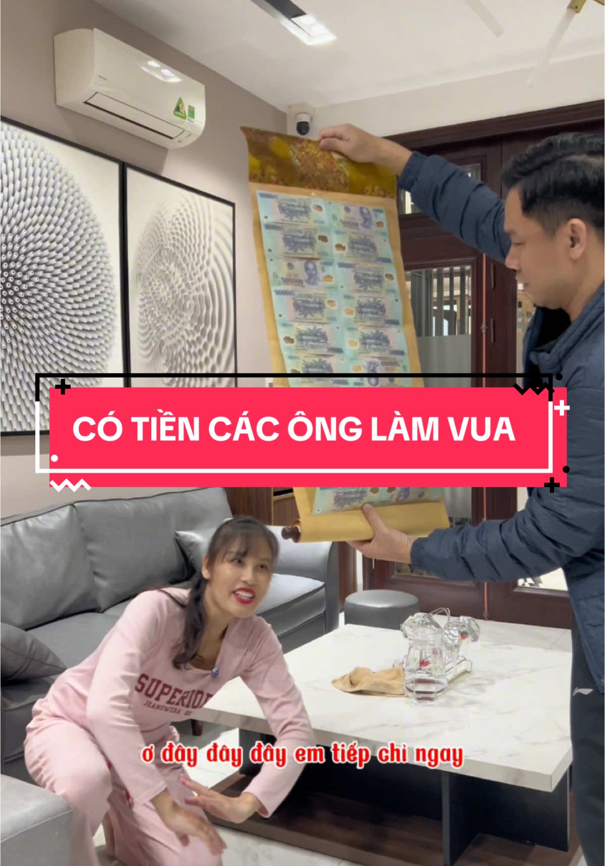 Vật chất quyết định hạnh phúc, vật chất quyết định sự dịu dàng của chị em đó mà #nhalytoet #trending #giadinh #haily 