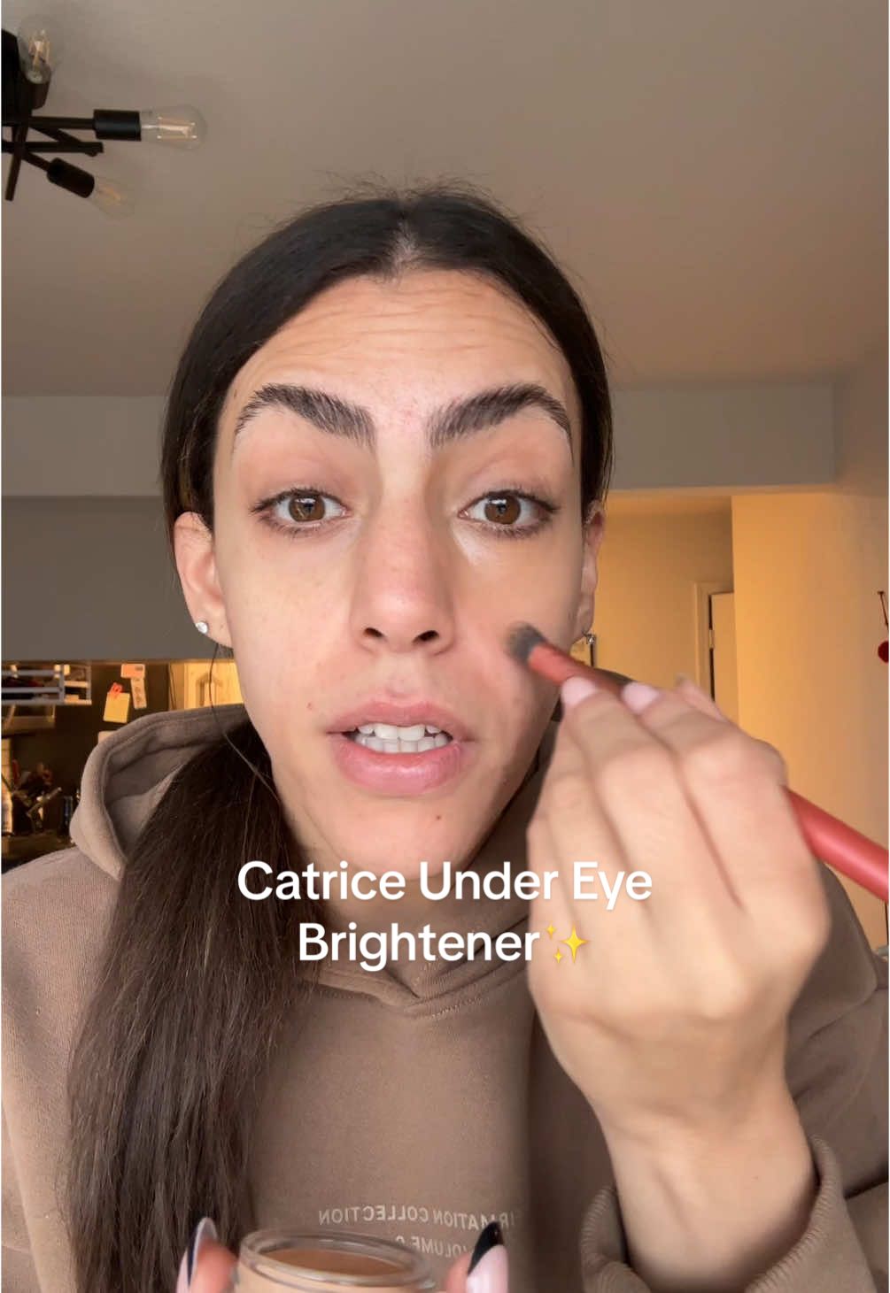 This under eye brightener is AMAZING!! @Catrice Cosmetics you crushed this! And for only $6?! What a freaking steal! #undereyebags #undereyecircles #darkcircles #undereyebrightener #undereyeconcealer #catricecosmetics #undereyecorrector #catrice #darkcirclesundereyes #makeupmusthaves #tiktokshopcreatorpicks #tiktokshopholidayhaul 