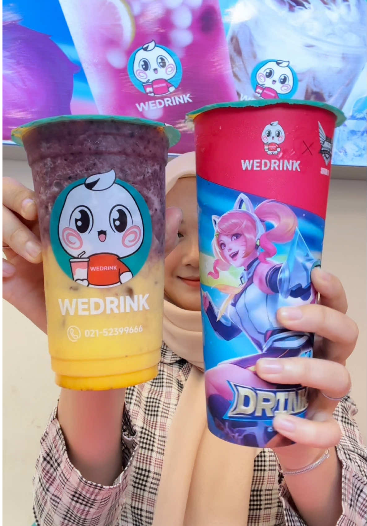 Jujur baru pertama kali nyobain @wedrinkofficial dan ternyata enak enak doonggg 🤩 kalian harus banget sih cobain menu baru hasil kolaborasi WeDrink sama MPL guys! #wedrink #wedrinkindonesia #wedrinkmoments #inicia #iniciamukbang #icecream 