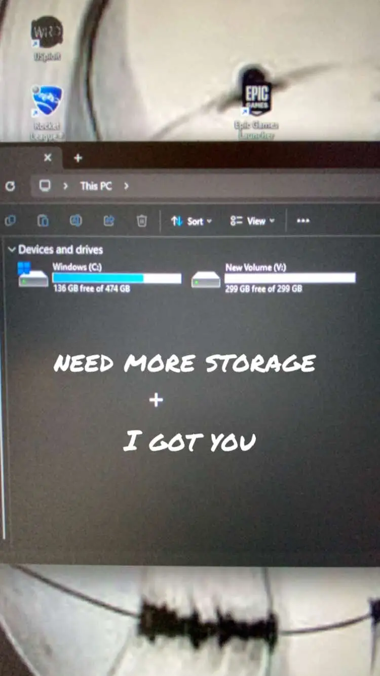 Pc tip: how to get more storage #pc #tip #pctips #pctipsandtricks #pctricks #thebest #tiktok #everyone #videogame #game #helpful #food #clean #platform 